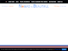 Tablet Screenshot of nomadisbeautiful.com